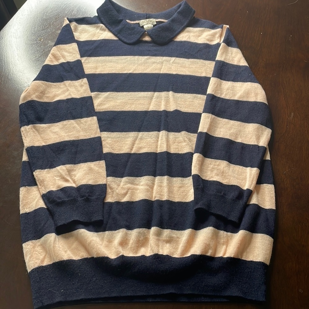 J Crew striped sweater